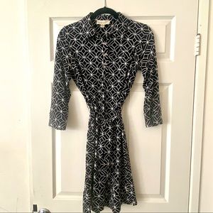 Donna Morgan Dress, Size 6, black and white